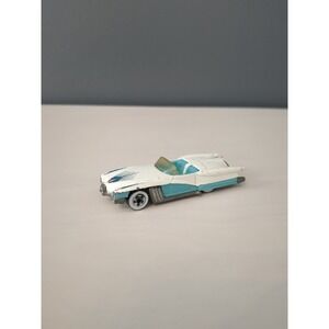 Hot Wheels 1990 Mattel Street Beast White 1960s Studebaker Convertible Tail Fin
